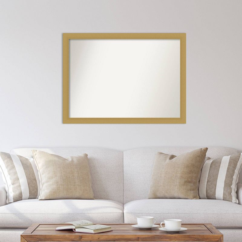42&#34; x 31&#34; Non-Beveled Grace Brushed Gold Wall Mirror - Amanti Art, 6 of 11