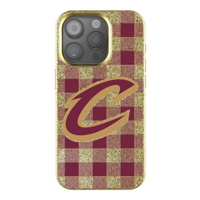 Keyscaper NBA Plaid Bling Cell Phone Case for iPhone 16 Plus