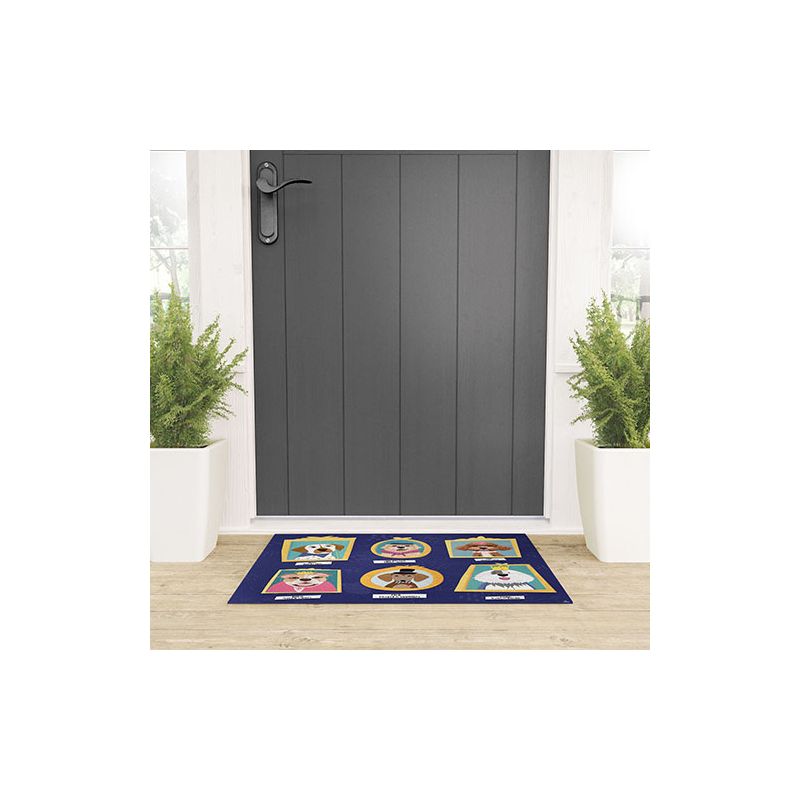 Isa Zapata True Royals Looped Vinyl Welcome Mat - Society6, 2 of 6