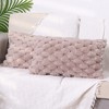 Unique Bargains Sofa Couch Decorative Soft Faux Fur Fuzzy Plush Throw Pillow Covers 2 Pcs - 2 of 4