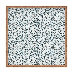 Holli Zollinger INDRA TERRAZZO NAVY Medium Square Bamboo Tray - Deny Designs - 1 of 2