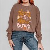 Simply Sage Market Women's Take Me To The Pumpkin Patch Flowers Long Sleeve Garment Dyed Tee - 2 of 4