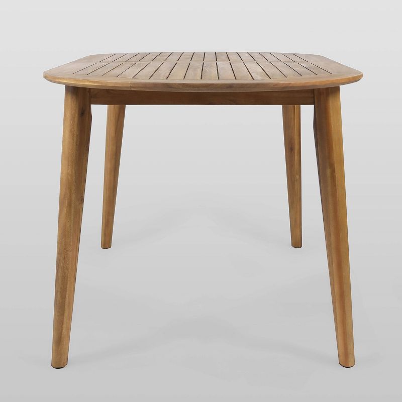 Stamford Oval Acacia Wood Dining Table - Teak - Christopher Knight Home, 5 of 6