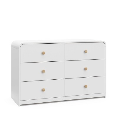 Image of Storkcraft Santos 6-Drawer Double Dresser - White