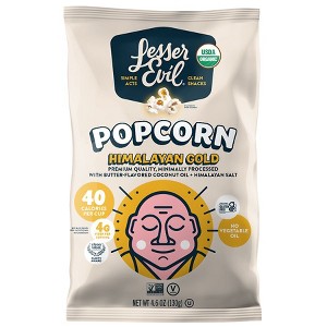 LesserEvil Organic Popcorn, Himalayan Gold 4.6 oz - 1 of 1