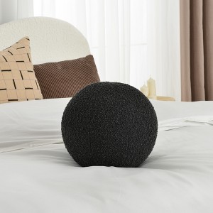 KINWELL Boucle Detachable Sphere-Shaped Decorative Throw Pillow - 1 of 4
