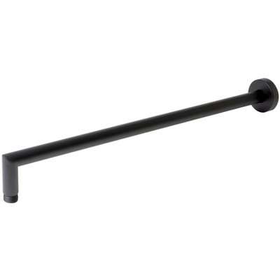 ALFI Black Matte 20 Inches Round Wall Shower Arm