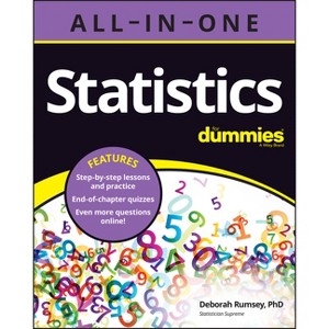 Statistics All-In-One for Dummies - by  Deborah J Rumsey (Paperback) - 1 of 1