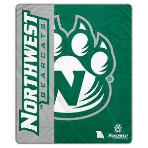 NCAA Northwest Missouri State Bearcats Ultra Soft Tailgate Throw Blanket - 1 of 2