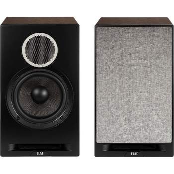 ELAC Debut Reference 2-Way 6.5" Bookshelf Speakers with Dual Flared Slot Port for Home Theater and Stereo Systems