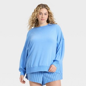 Women's French Terry Fleece Crewneck Sweatshirt - Wild Fable™ - 1 of 3