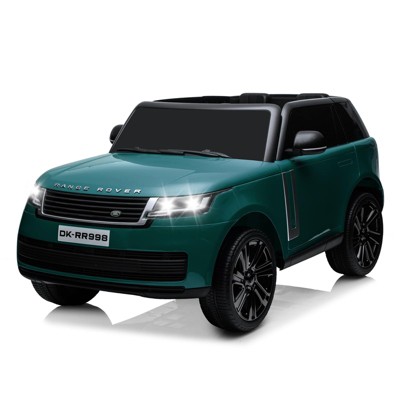 24v Electric SUV for Kids, 2-Seater Licensed Land Rover Battery Car w/Remote, LED Lights, Bluetooth Music & 3-Speed Modes