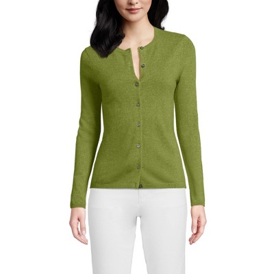 Lands' End Women's Cashmere Cardigan Sweater