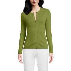 Lands' End Women's Cashmere Cardigan Sweater - 1 of 4