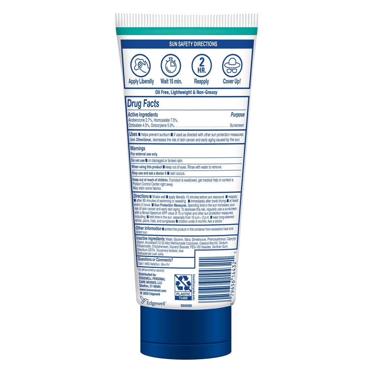 Banana Boat Sheer Sensitive Sunscreen Lotion - SPF 50 - 6oz - thumbnail 2