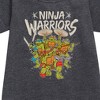 - Teenage Mutant Ninja Turtles - Leo and Brothers Ninja Warriors Graphic Short Sleeve Fleece Dress - 2 of 3