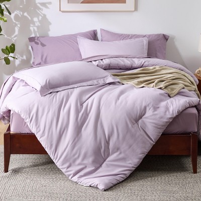 6-8 Pcs Prewashed Comforter Set Bed in a Bag with Soft Fleece Bed Blanket Down Alternative Bedding Set for All Seasons