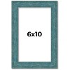 PosterPalooza | Photo Size Simple Blue Picture Frame - UV Acrylic, Foam Board Backing, Hanging Hardware - 2 of 4