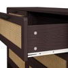 NicBex Rattan Dresser Farmhouse Storage Cabinet Closet Organizers and Storage Dresser for Bedroom, Closet, Living Room - 4 of 4