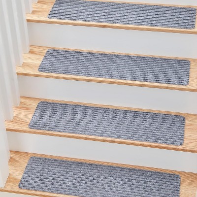 MBIGM Striped Indoor & Outdoor Non-Slip Stair Treads