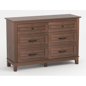 Acekool 6-Drawer Dresser, 47" Wide Storage Cabinet with Removable Legs & Anti-Tip Device, Modern Chest for Bedroom, Living Room - 1 of 1