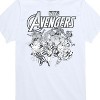 Boys' - Marvel - Avengers Group Logo Short Sleeve Graphic T-Shirt - 2 of 4