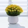 Unique Bargains Artificial Plants Scandinavian-style Plastic 3.35"x3.35"x6.69" 1 Pc - 2 of 4