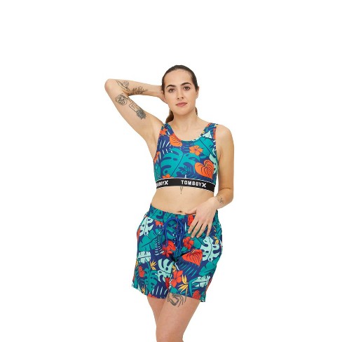 Tomboyx Swim 7 Board Shorts, Quick Dry Bathing Suit Bottom Trunks,  Adjustable Waist Built-in Liner, Plus Size Inclusive (xs-6x) Don't Be Jelly  Small : Target