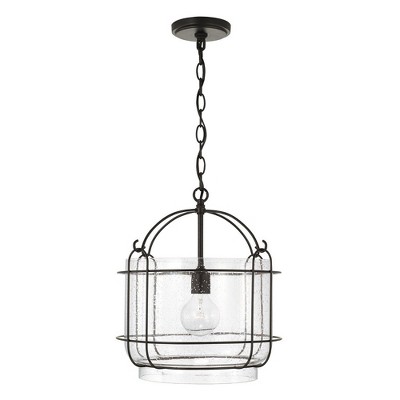 Capital Lighting Harmon 1 - Light Pendant in  Matte Black