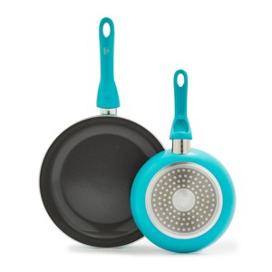 GreenLife Essentials 2pk (8" and 10") Ceramic Nonstick Aluminum Fry Pan Set - 1 of 4