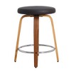 Round Counter Stool with Swivel Seat - WOVENBYRD - image 2 of 4