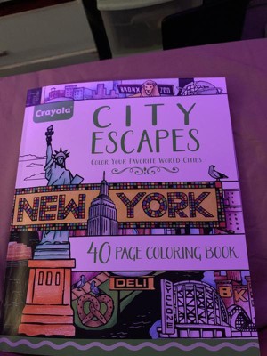 Crayola Creative Escapes Coloring Book & Marker Art Activity Set