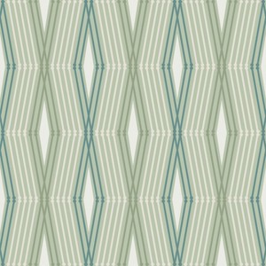 Nicole Miller Hard Edge Ogee Sage Peel & Stick Wallpaper - 1 of 4
