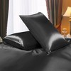 PiccoCasa Double Soft Smooth Silky Breathable Duvet Cover 3 Pcs Set with 1 Quilt Cover and 2 Pillowcases - 4 of 4