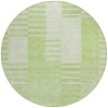 Artichoke Green And Mint Green Striped Washable Indoor Outdoor Area Rug - 4 of 4