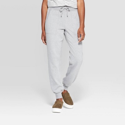 gray fleece joggers