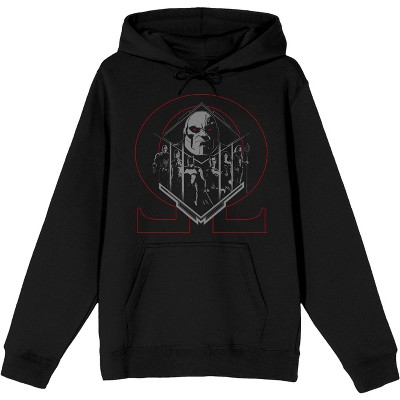 Dc Comic Book Justice League Darkseid Black Graphic Hoodie