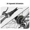 Aukfa 26 Inch Mountain Bike for Adults - 21 Speed, Front Suspension, Disc Brakes - All Terrain Bike for Men & Women - 4 of 4