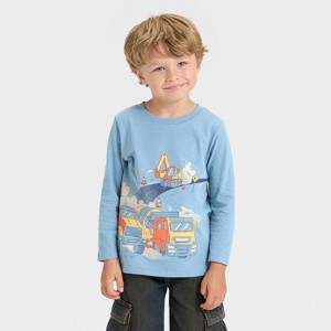 Toddler Boys' Long Sleeve Graphic T-Shirt - Cat & Jack™ - 1 of 4