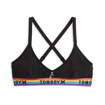 Tomboyx Sports Bra, High Impact Full Support, Wirefree Athletic Top,womens  Plus Size Inclusive Bras, (xs-6x) Chrome Blue X Small : Target