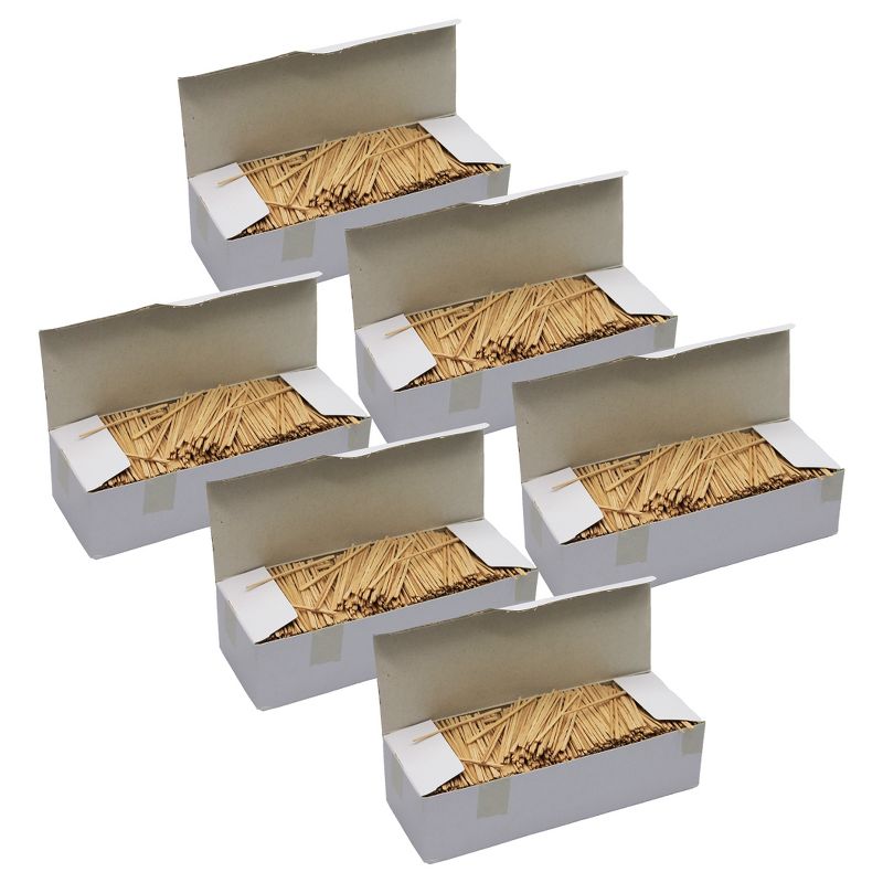 Creativity Street Natural Toothpicks, Flat, 2-1/4", 2500 Per Pack, 6 Packs, 1 of 6