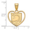 Black Bow Jewelry 14k Yellow Gold Plated Sterling Silver U.S. Military Academy Black Knights NCAA Pendant - 2 of 3