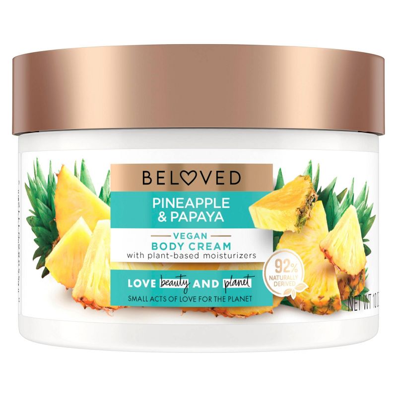 Beloved Pineapple &#38; Papaya Vegan Body Cream - 10oz, 1 of 11