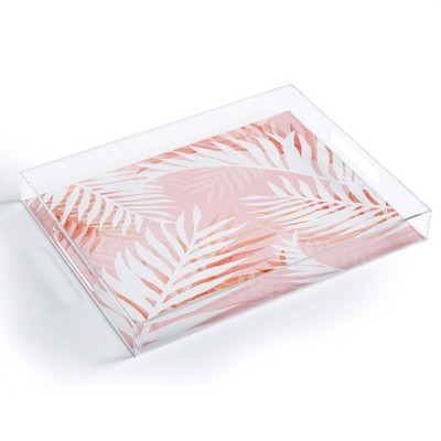 Gale Switzer Tropical Bliss Pink Acrylic Tray - Deny Designs