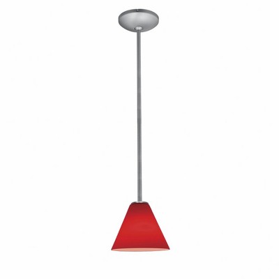 Access Lighting Martini 1 - Light Pendant in  Brushed Steel