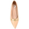 Journee Collection Womens Rumi Kitten Heel Loafer Pointed Toe Pumps - 4 of 4