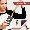 Vena Phone Lanyard, Universal Cell Phone Strap Crossbody Neck and Wrist Strap Phone Holder, Adjustable & Detachable Cell Phone Lanyard Strap, Beige - 4 of 4