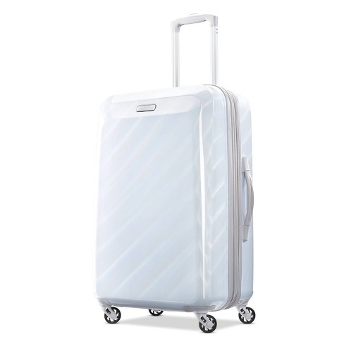 American Tourister Phenom Softside Large Checked Spinner Suitcase - Blue :  Target