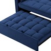 VYNXARIA 55inch Pull-out Sleeper Sofa bed, can be easily converted into a twin size bed,Blue - 4 of 4