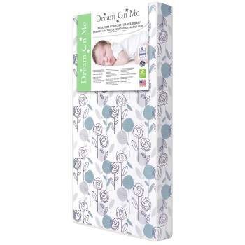Dream On Me Floral Dreams Firm Fiber Standard Baby Crib Mattress